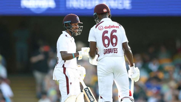 WI vs BAN 1st Test Greaves hits unbeaten ton as West Indies dominate Bangladesh