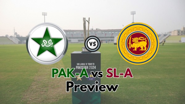 Pakistan A vs Sri Lanka A