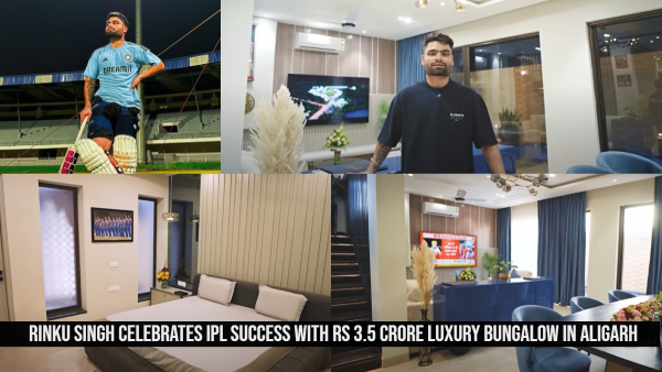 Cricket Star Rinku Singh Celebrates IPL Success with Rs 3 5 Crore Luxury Bungalow in Aligarh