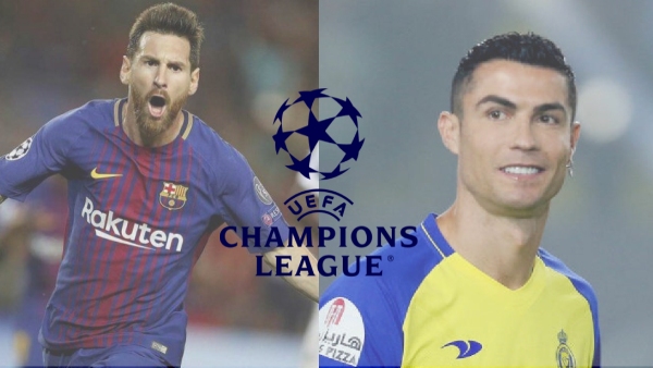 Lionel Messi and Cristiano Ronaldo UCL 100 goals club