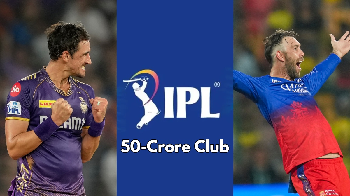IPL 2025 Mitchell Starc Joins Pat Cummins in 50-Crore Club Glenn Maxwell Nears Milestone
