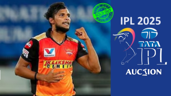 IPL Auction 2025 How Much Delhi Capitals Bought T Natarajan for at Mega Auction