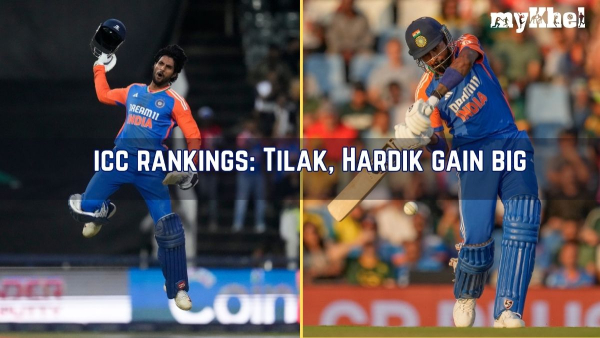 ICC T20I Rankings Tilak Varma Jumps 69 Places To Enter Top 10 Batters Hardik Pandya Regains Top Spot In All-Rounders