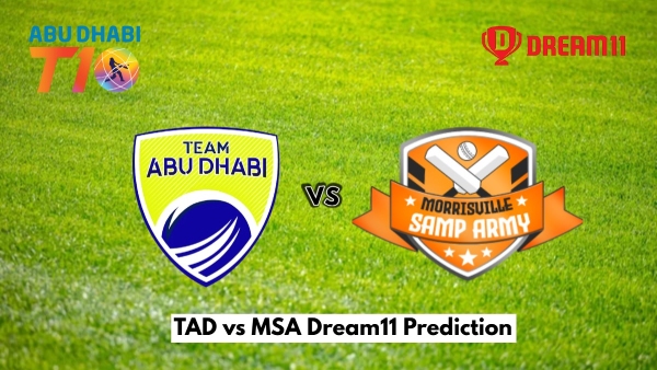 Team Abu Dhabi vs Morrisville Samp Army Dream11 Prediction
