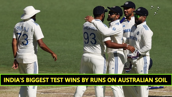 India vs Australia India s Three Crushing Test Triumphs By Runs in the Aussie Backyard