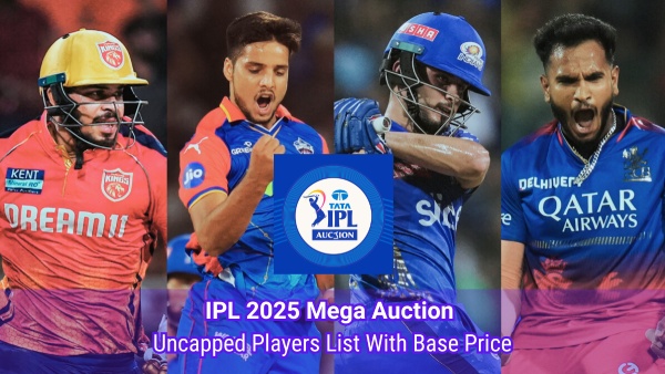 Uncapped players in IPL 2025 Mega Auction