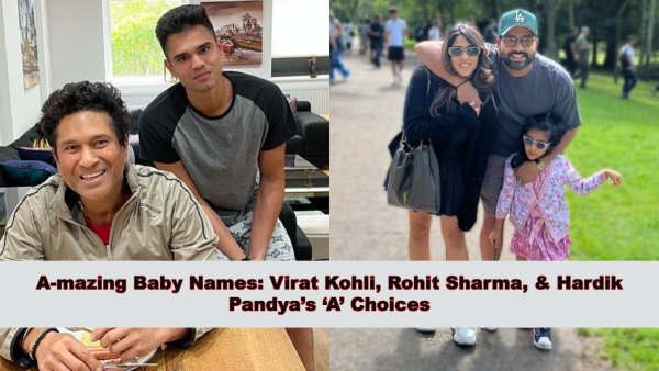 Rohit Sharma Virat Kohli Hardik Pandya and More A-mazing Cricketers Who Named Their Babies with A