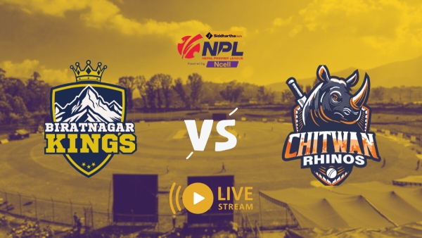 Biratnagar Kings vs Chitwan Rhinos NPL 2024 Live Streaming and Telecast Details