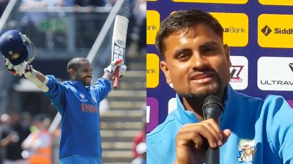 Karnali Yaks player Gulshan Jha depicts heartfelt Shikhar Dhawan Story