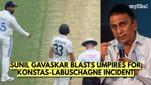 India vs Australia 4th Test Sunil Gavaskar Blames Umpires for Sam Konstas Marnus Labuschagne Incident at Melbourne