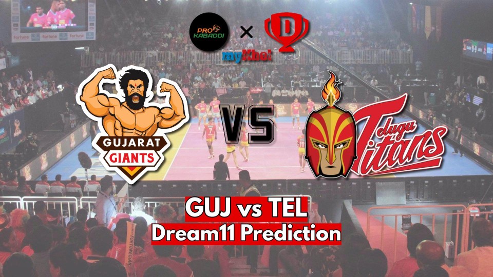 PKL Season 11, Gujarat Giants vs Telugu Titans GUJ vs TEL Dream11
