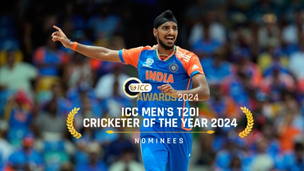 Arshdeep Singh makes final shortlist for ICC Men s T20I Cricketer of the Year 2024 award