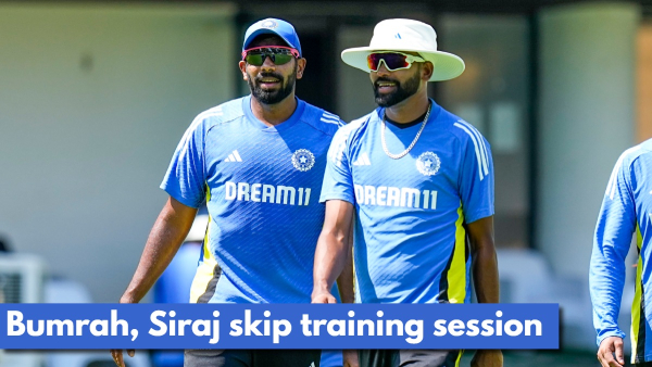 India vs Australia Jasprit Bumrah Mohammed Siraj training session