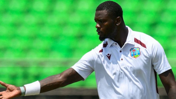 Jayden Seales of West Indies