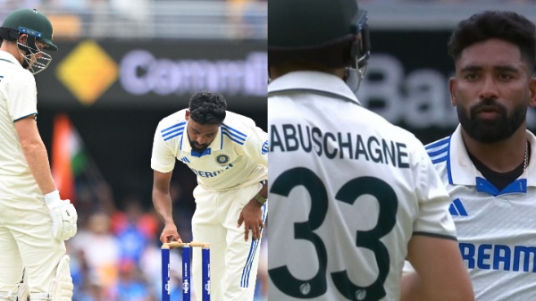 IND vs AUS Mohammed Siraj Marnus Labuschagne