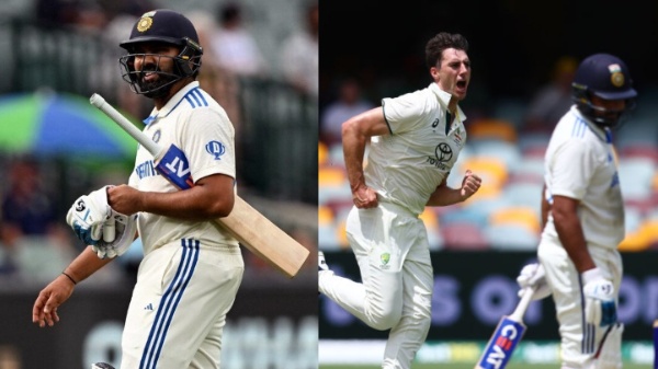 Rohit Sharma IND vs AUS Rohit Sharma dismissal