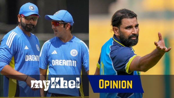 India vs Australia Mohammed Sharmi Gautam Gambhir Rohit Sharma