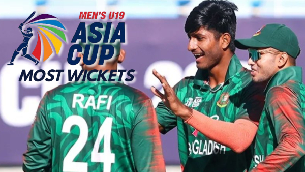 Most Wickets in ACC Men s U19 Asia Cup 2024