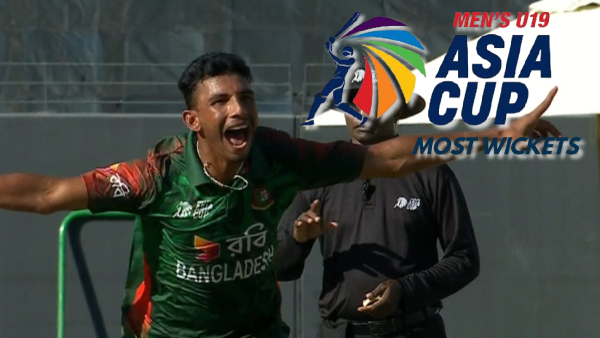 Most Wickets in ACC Men s U19 Asia Cup 2024