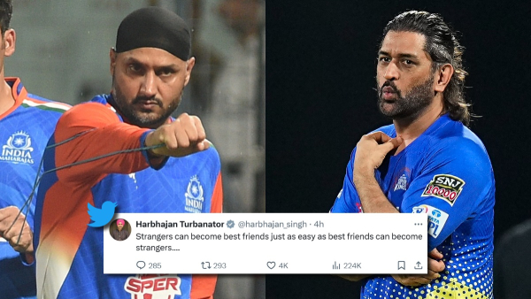 MS Dhoni and Harbhajan Singh