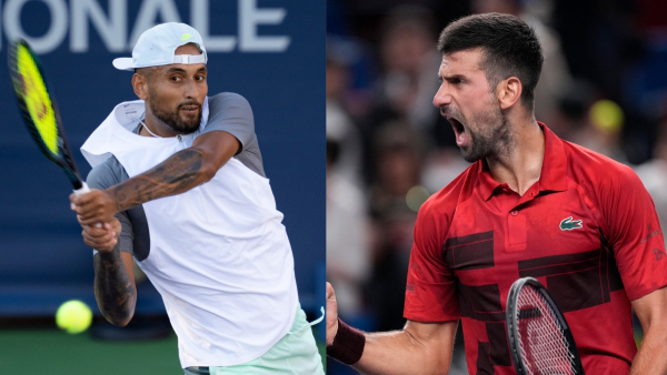 Novak Djokovic Nick Kyrgios doubles partner