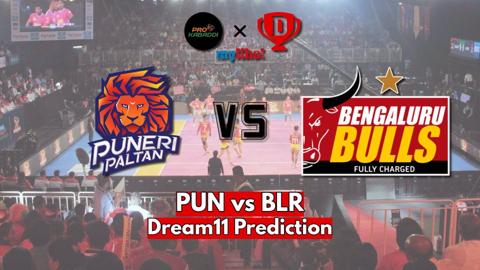 PKL Season 11 Puneri Paltan vs Bengaluru Bulls PUN vs BLR Dream11 Prediction H2H Record Starting 7 Live Streaming