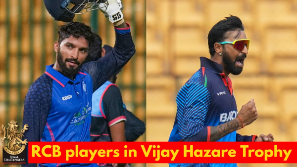 RCB players in Vijay Hazare Trophy 2024-25
