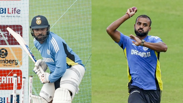 Rohit Sharma and Akash Deep copped blows during nets in Melbourne