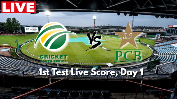 South Africa vs Pakistan Live Score  Day 1
