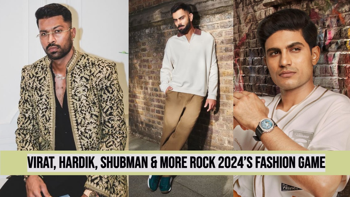 Virat Kohli Hardik Pandya Shubman Gill and More Cricketers Who Dominated 2024 with Their Style and Fashion