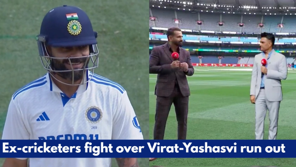 Irfan Pathan Sanjay Manjrekar get into heated argument over Virat Kohli run out