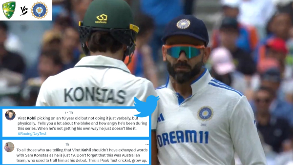 Virat Kohli Sam Konstas India vs Australia fans fight
