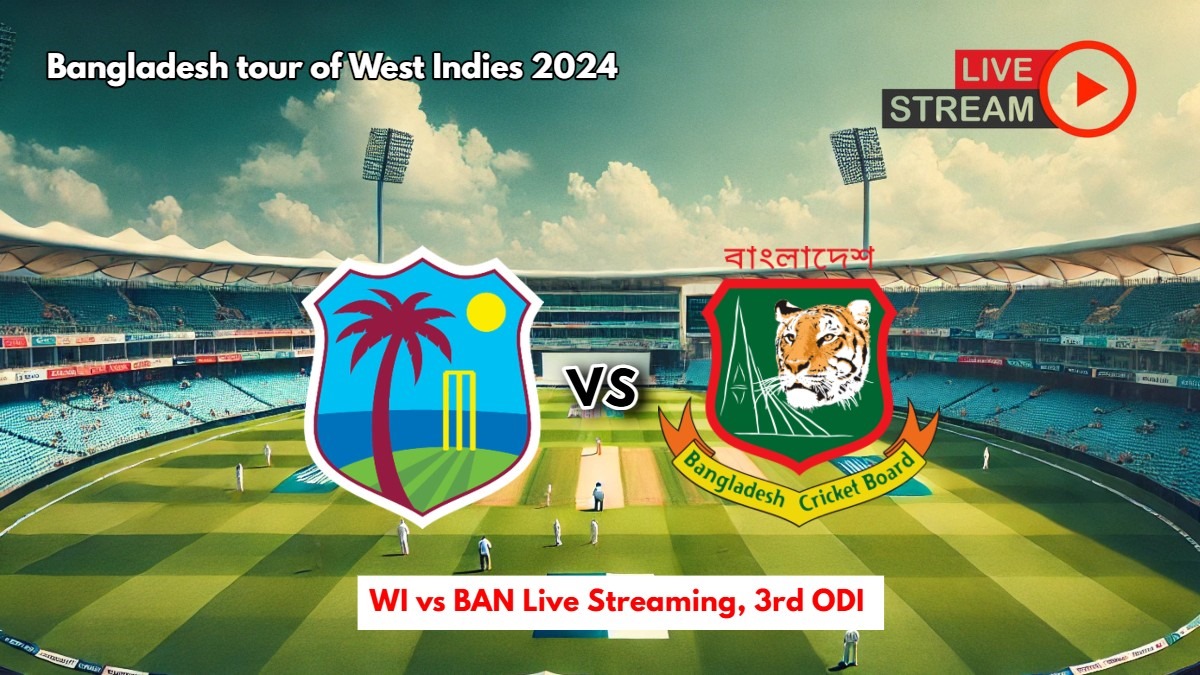 WI vs BAN live streaming West Indies vs Bangladesh live telecast WI vs BAN 3rd ODI