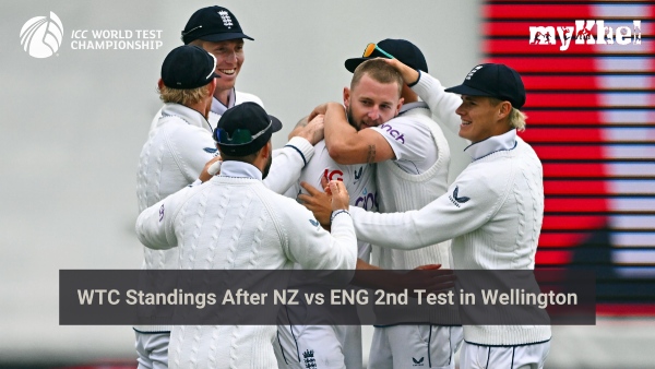 WTC Standings after NZ vs ENG 2nd Test