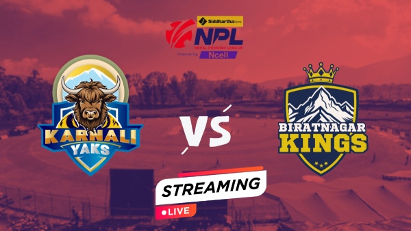Karnali Yaks vs Biratnagar Kings NPL 2024 Live Streaming and Telecast Details