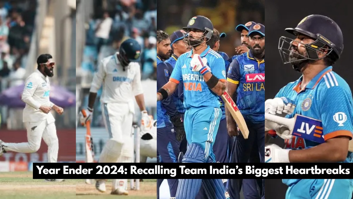 Year Ender 2024 Recalling Team India s Biggest Heartbreaks Including New Zealand Whitewash at Home