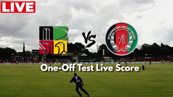 Zimbabwe vs Afghanistan Live Score  Day 1 of One-Off Test