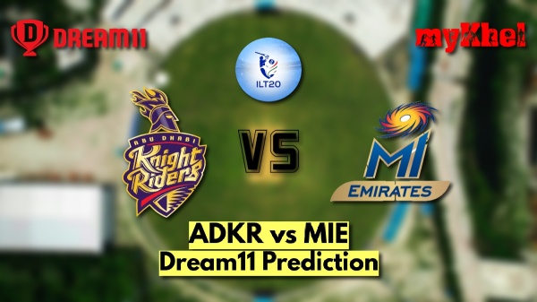 ADKR vs MIE Dream11 Prediction ILT20 2025 Abu Dhabi Knight Riders vs MI Emirates Fantasy XI Captain amp amp Vice-Captain Choices Match 14