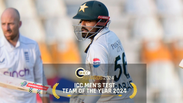Babar Azam ICC Test Team of the Year 2024 Pakistan