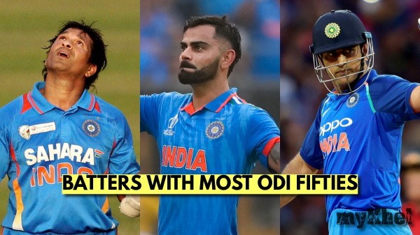 Batters With Most Fifties in ODI History Sachin Tendulkar Tops List Virat Kohli MS Dhoni Come in Top 10 Batters With Most Fifties in ODI History Sachin Tendulkar Tops List Virat Kohli MS Dhoni Come in Top 10