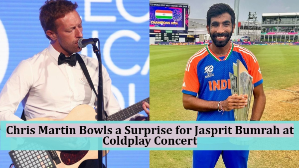 Chris Martin and Jasprit Bumrah Images Jasprit and chrismartinfeed Intagram Handles