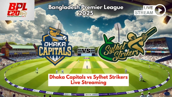 DC vs SYL Live Streaming BPL 2025
