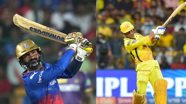 Dinesh Karthik overtakes MS Dhoni in Prestigious T20 Record CSK star can Challenge in IPL 2025