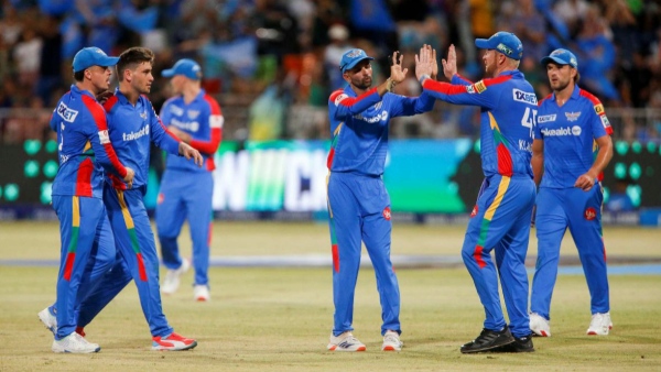 Durban s Super Giants celebrate during the victory over Pretoria Capitals in SA20 2025 Image Courtesy Media Release