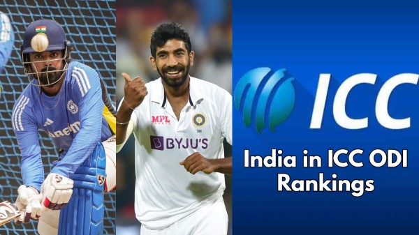 India in ICC Men s ODI Rankings KL Rahul Rises in Batting Rankings Jasprit Bumrah Mohammed Shami Move in Bowlers List