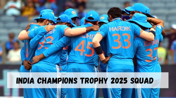 India squad for the Champions Trophy 2025