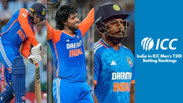 ICC Men s T20I Batting Rankings tilak varma rinku singh