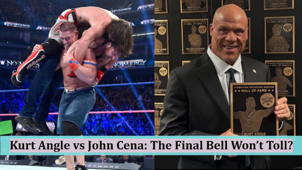 Kurt Angle unlikely to step in the ring to face John Cena image via ig john kurt
