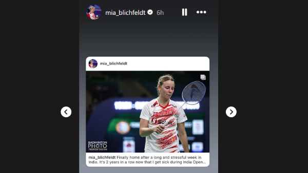 Blichfeldt Slams India Open Stadium Conditions