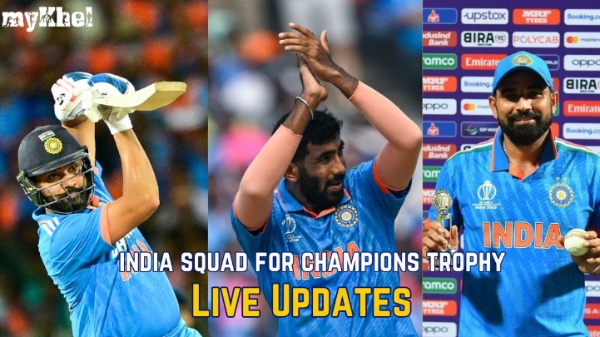 India Squad For Champions Trophy